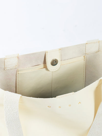 Tote Medium Leather White