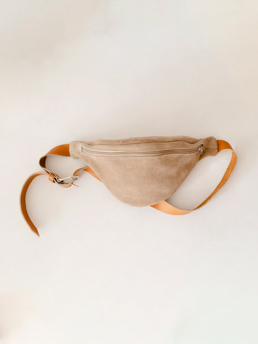 Fanny Pack Suede Sand