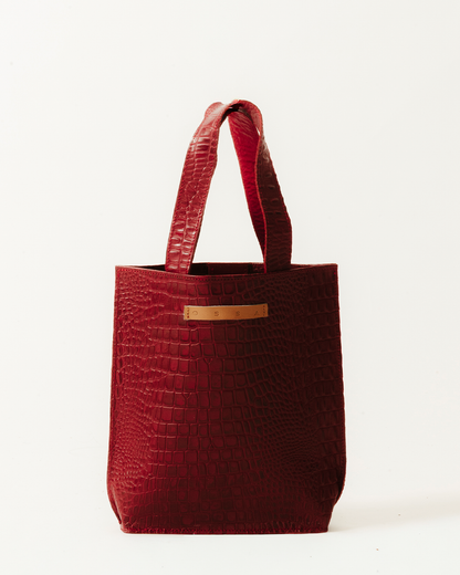 Tote Mini Leather Crocodile