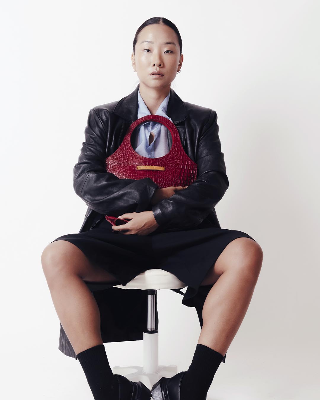 Tote Mini Halo Leather Crocodile