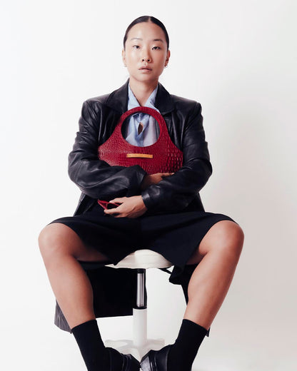 Tote Mini Halo Leather Crocodile