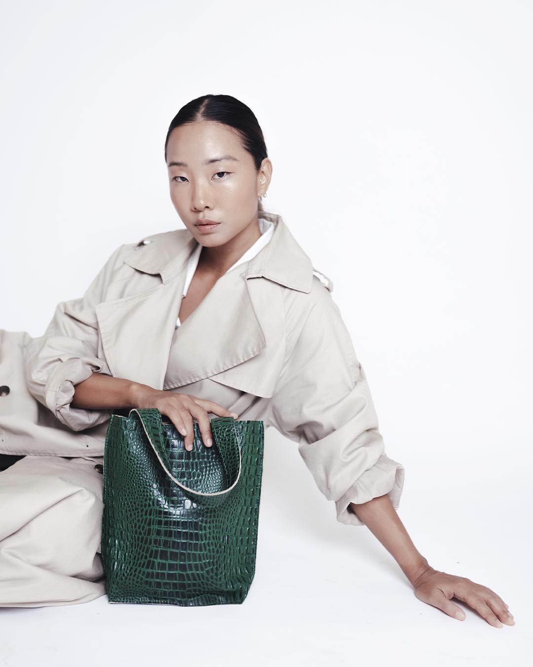 Tote Mini Leather Crocodile