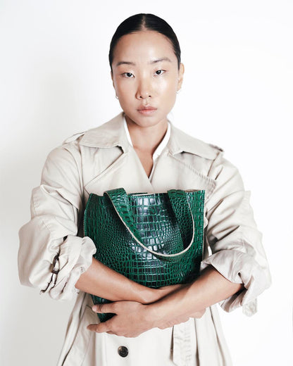 Tote Medium Leather Crocodile