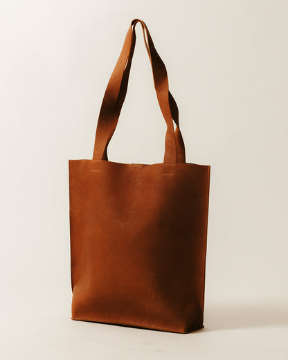 Tote Large Leather Cammel