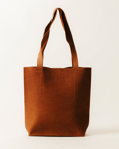 Tote Large Leather Cammel