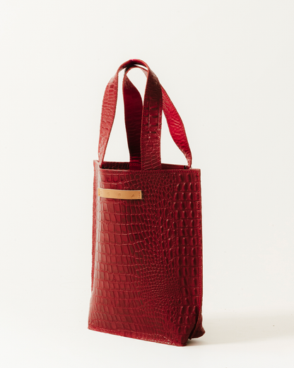 Tote Mini Leather Crocodile