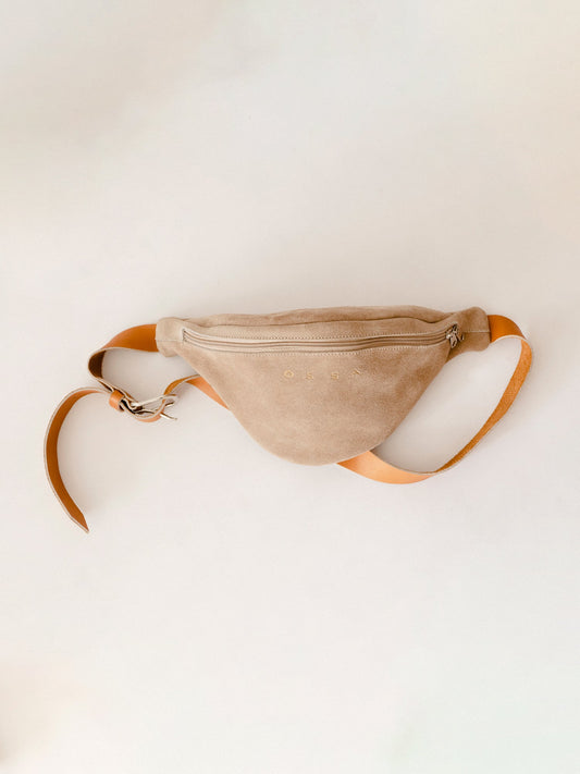 Fanny Pack Suede Sand - Ossa Bags