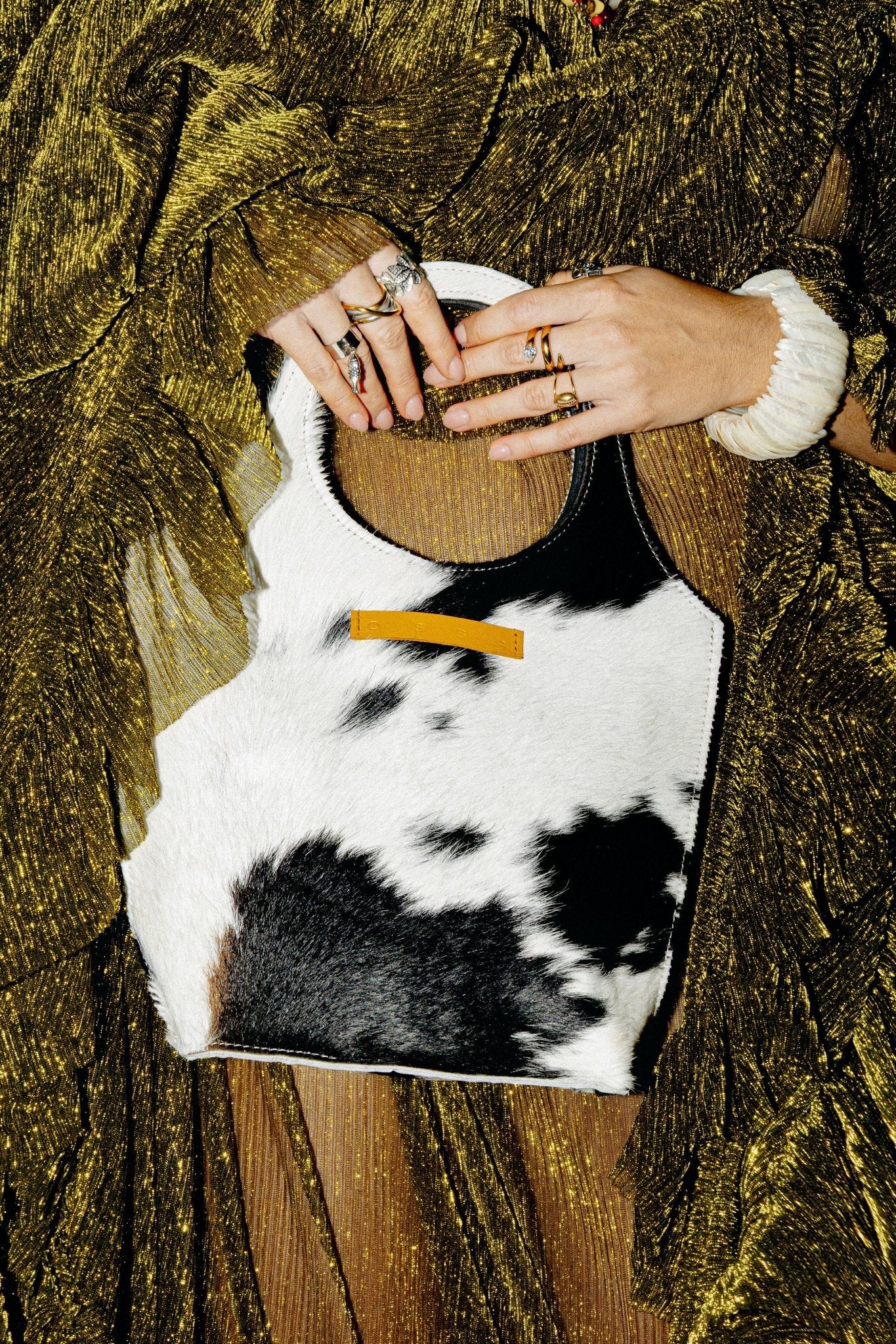 Tote Halo Leather Cow - Ossa Bags