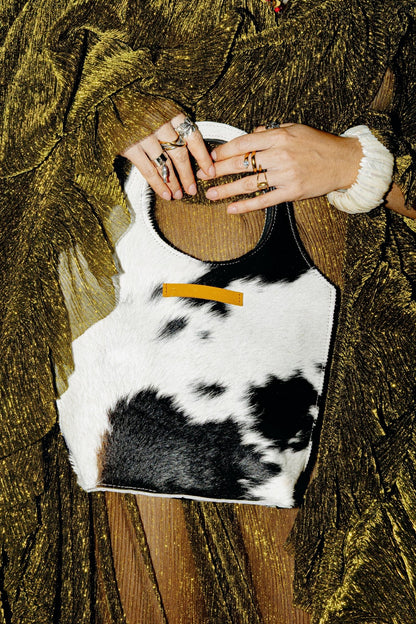 Tote Halo Leather Cow - Ossa Bags