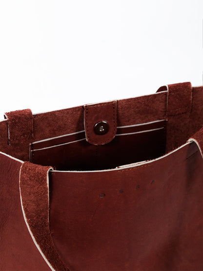 Tote Large Leather Xedrón - Ossa Bags