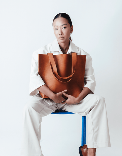 Tote Medium Leather - Ossa Bags