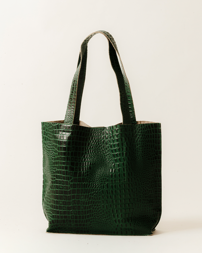 Tote Medium Leather Crocodile